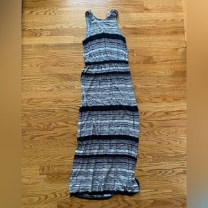 Loft Black and White/Cream Maxi Dress